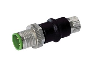 Adaptateur M12 mâle – M8 femelle 3 pôles